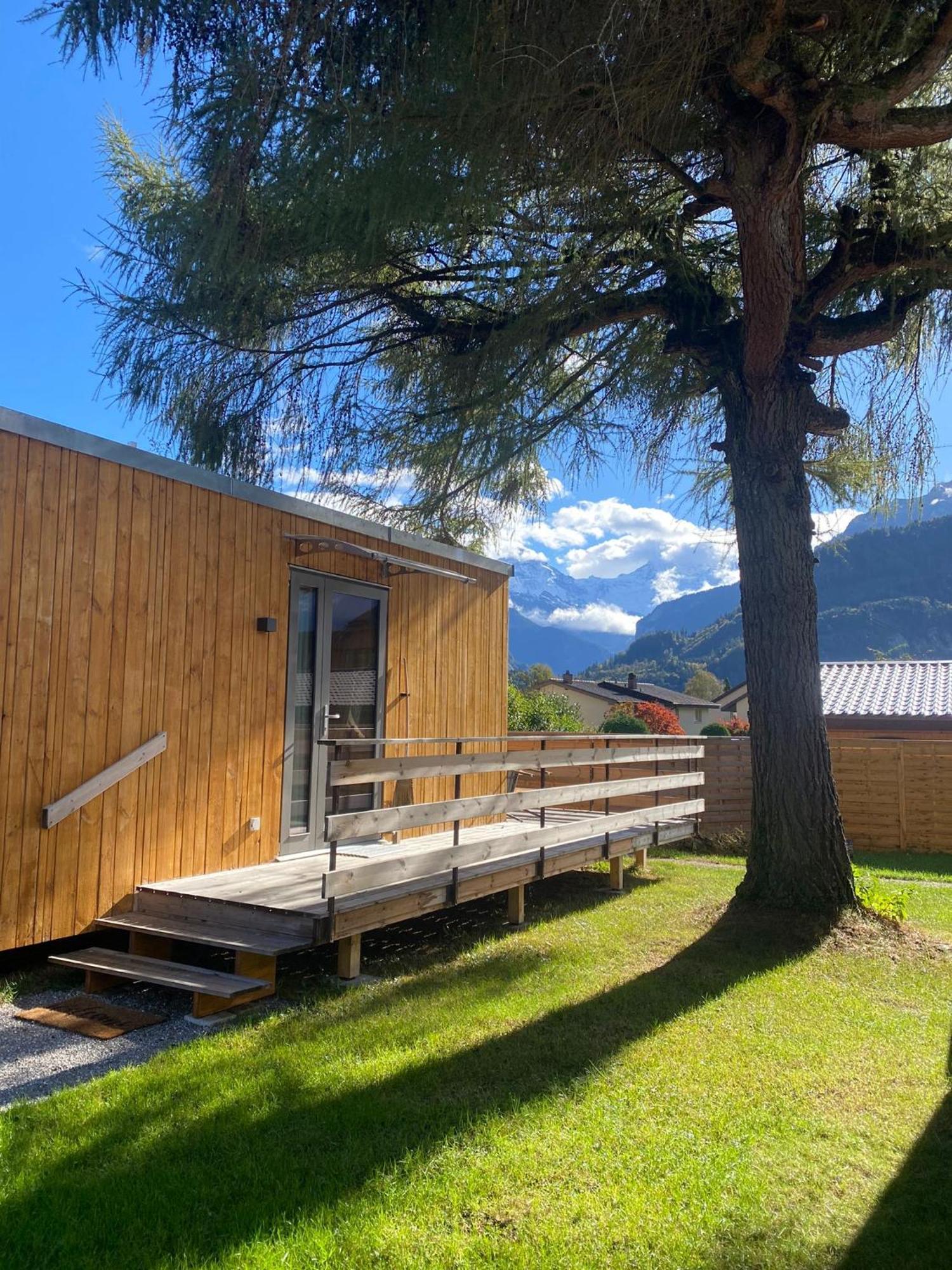 Unique Tiny Eco Lodges With Gorgeous Views To Jungfrau Massiv Interlaken Exterior foto